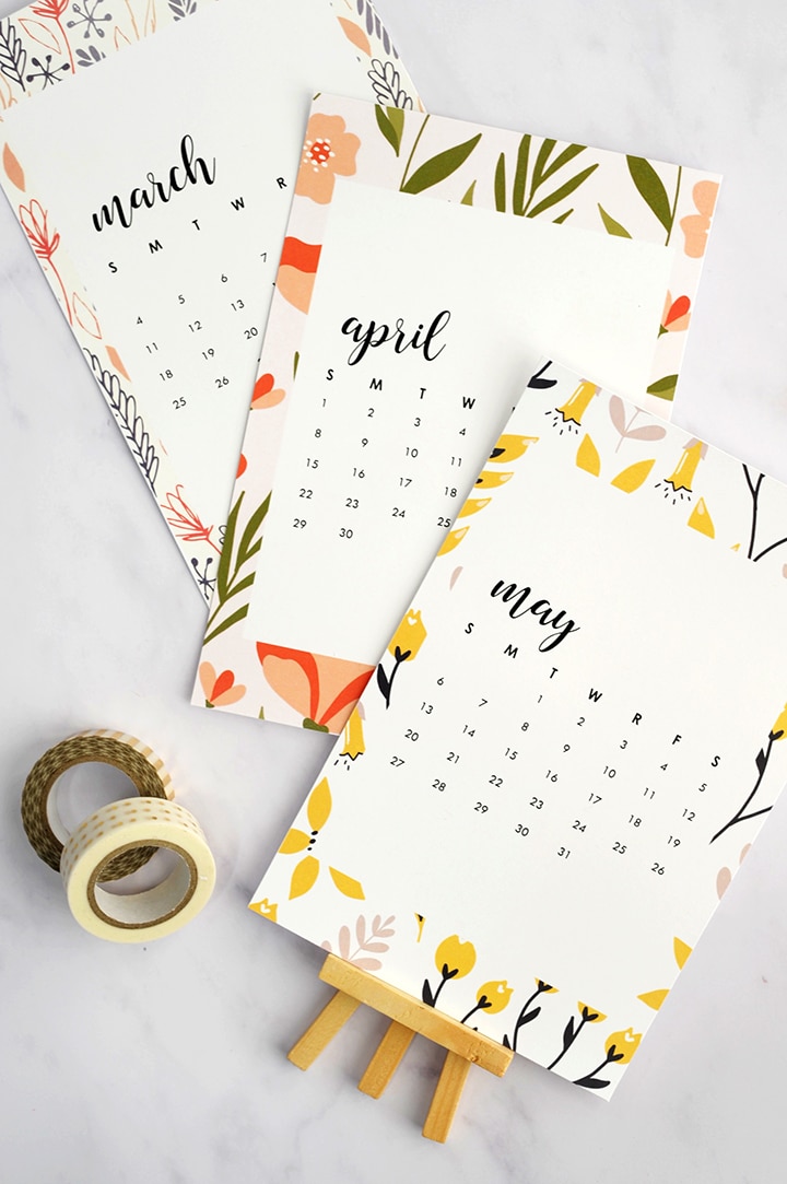 Free Printable Monthly Calendar