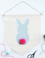 DIY Easter Bunny Banner