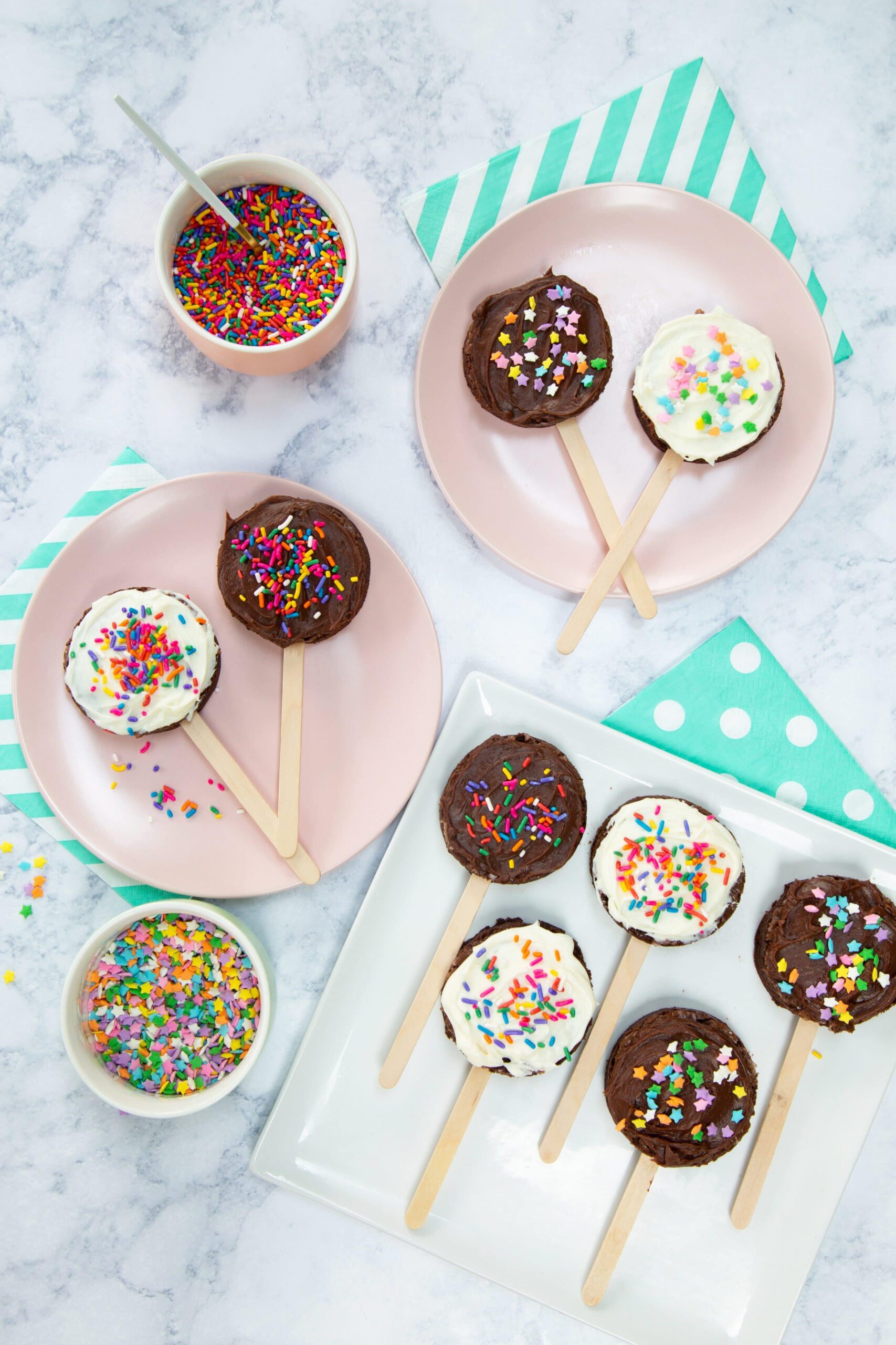 Our favorite brownie pops recipe ever!