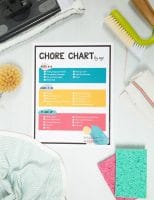Printable Kids’ Chore Chart by Age Group