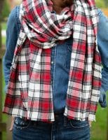 DIY No-Sew Blanket Scarf