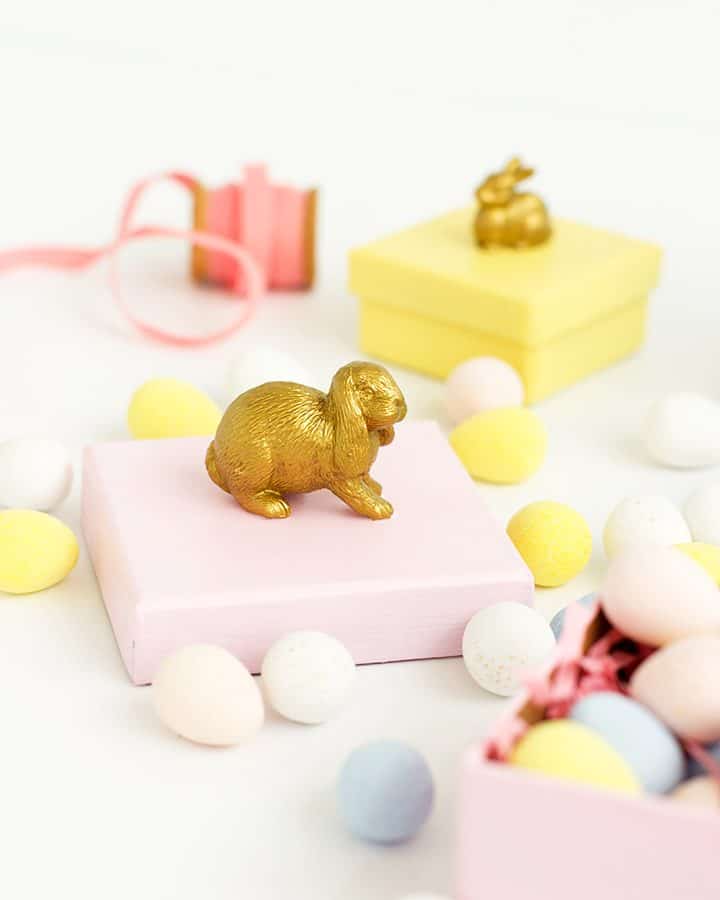 DIY Easter Treat and display boxes #easter #DIY