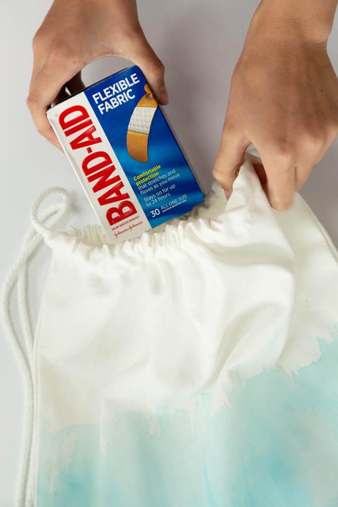 DIY Kids Soccer Drawstring Backpack