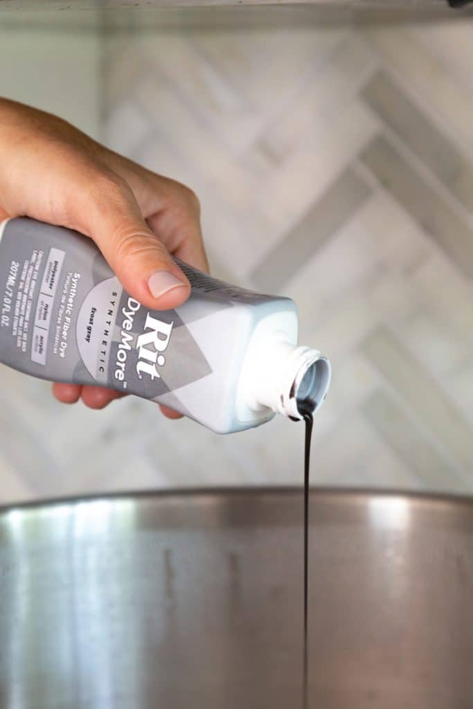 How to dye outdoor cushion covers with Rit Dye