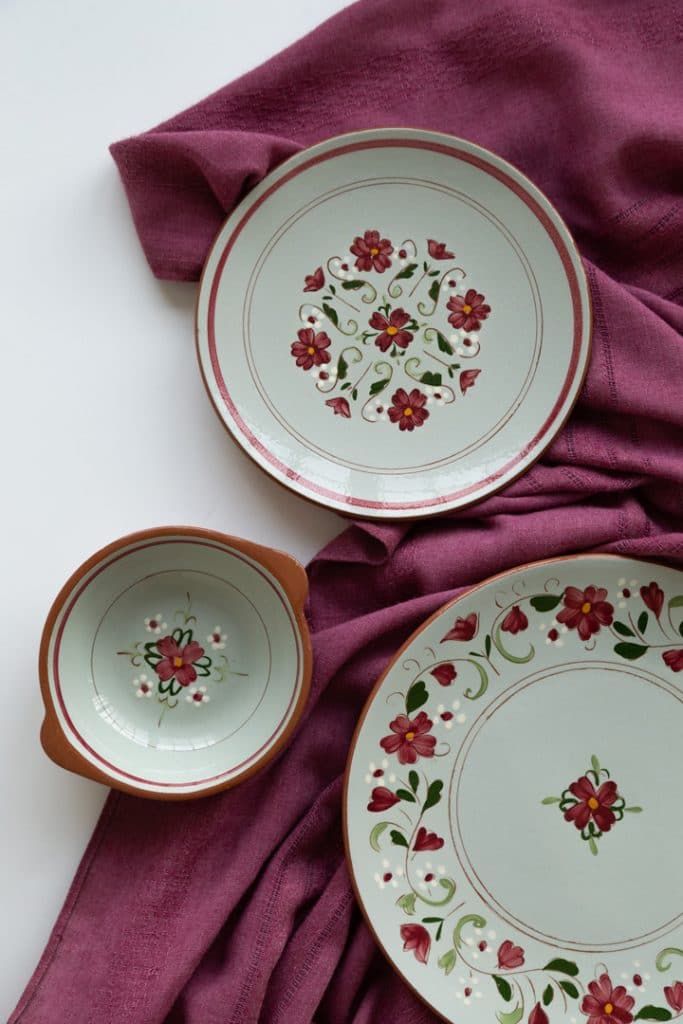 DIY Dyed Tablecloth project using Rit Dye