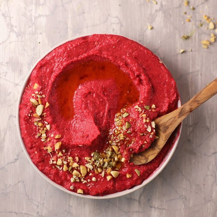 Try this Beet Hummus Recipe