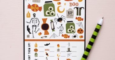 Free Printable Halloween I Spy Game
