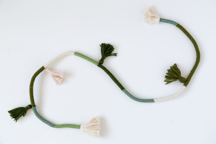 DIY Boho Holiday Garland