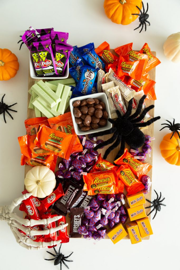 halloween candy grazing board