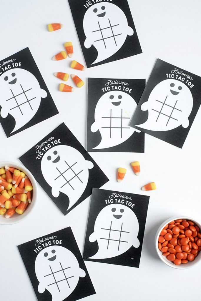 halloween tic tac toe game free printable
