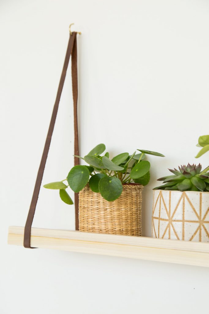hanging plant shelf