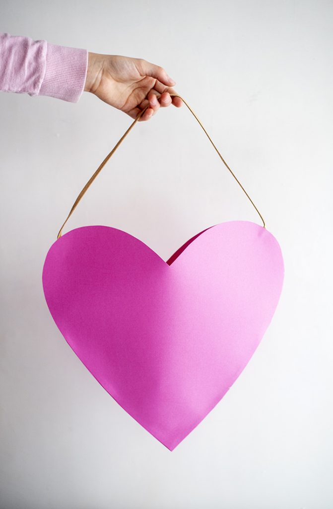 big paper heart