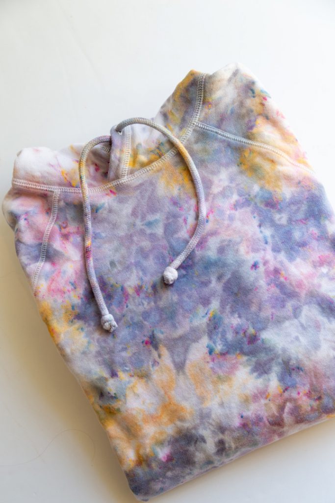 ice dye hoodie