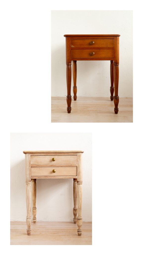 bleached wood furniture