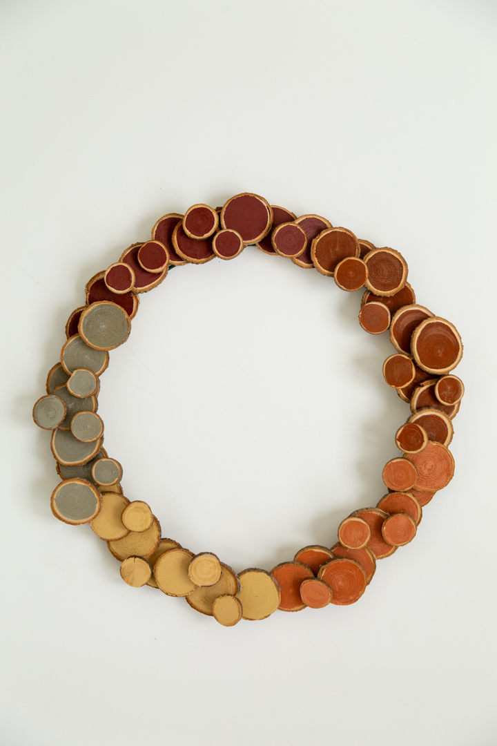 fall wood wreath