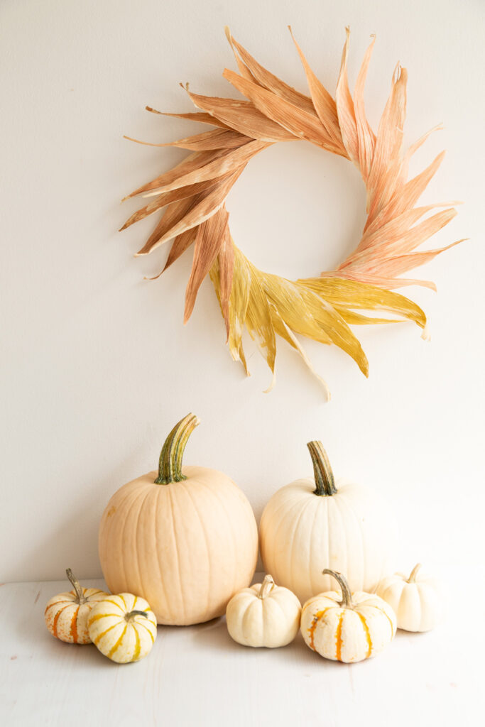 corn husk wreath