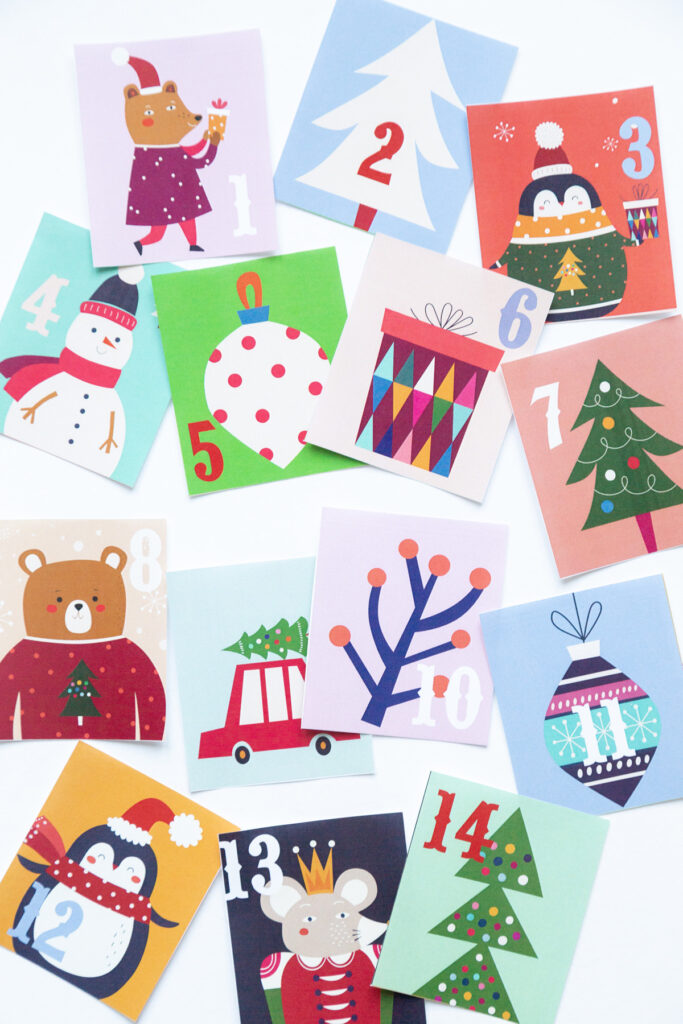 advent calendar numbers