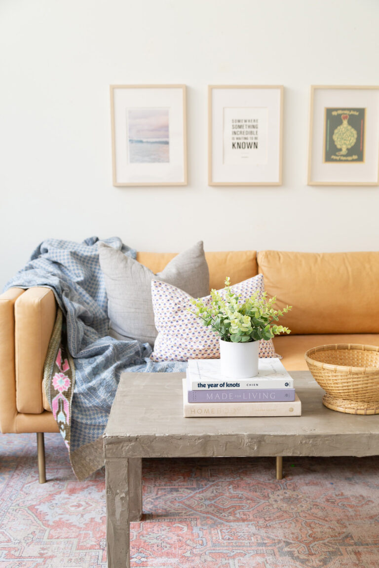IKEA Hack Concrete Coffee Table - Alice and Lois