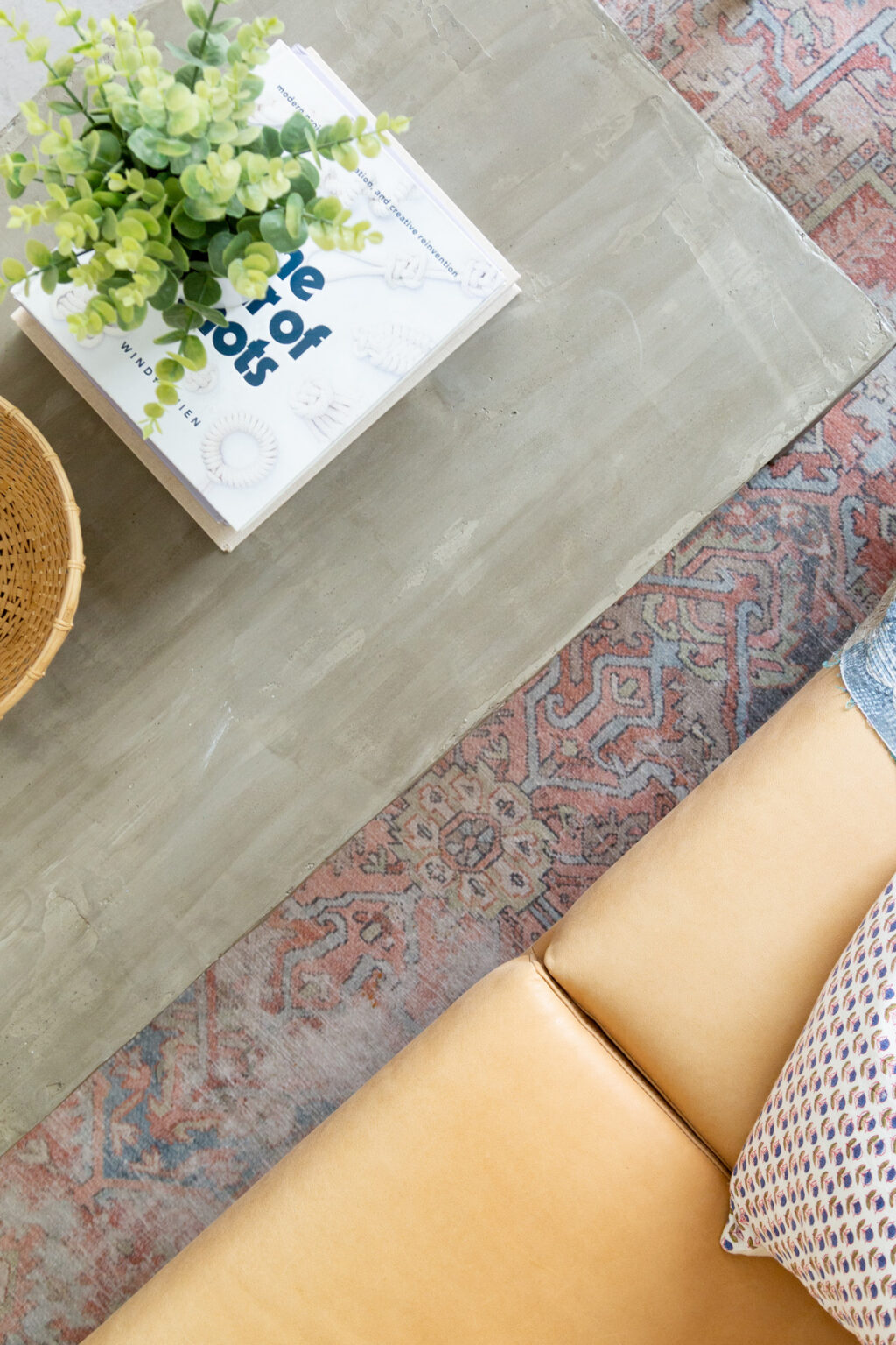 IKEA Hack Concrete Coffee Table - Alice and Lois