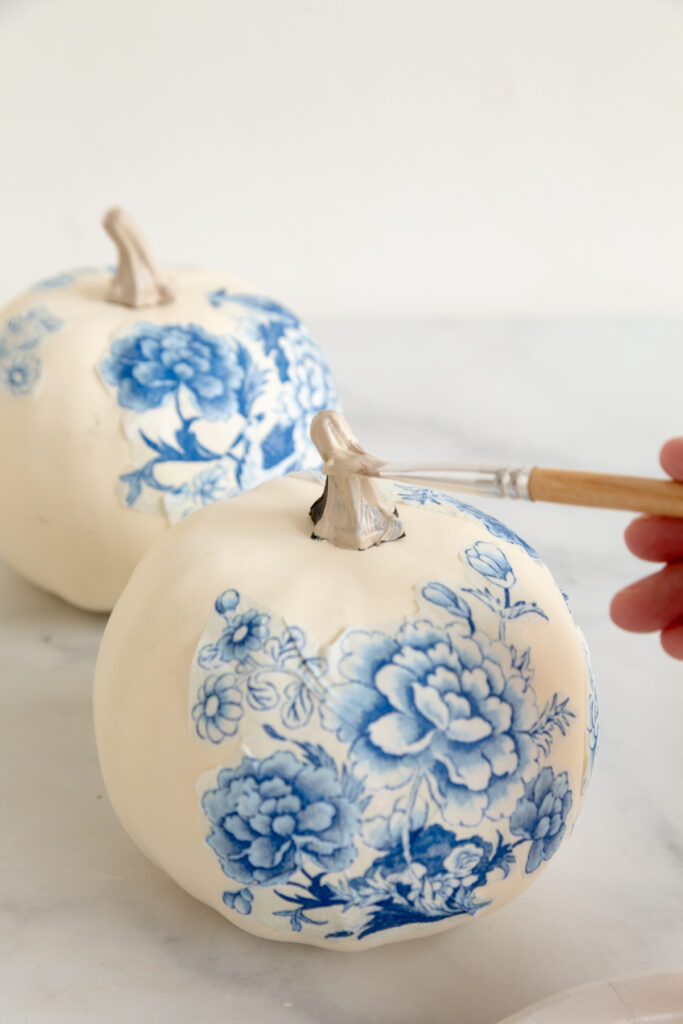 DIY Chinoiserie Inspired Pumpkins