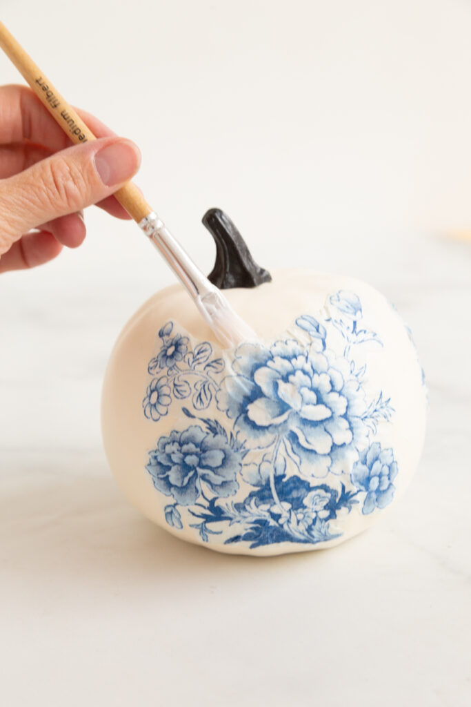 DIY Chinoiserie Inspired Pumpkins