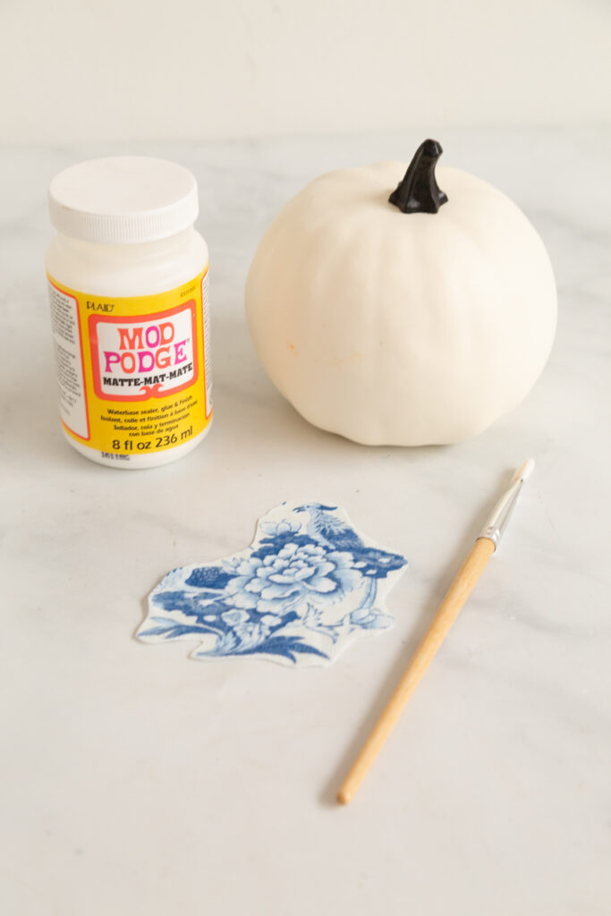 DIY Chinoiserie Inspired Pumpkins