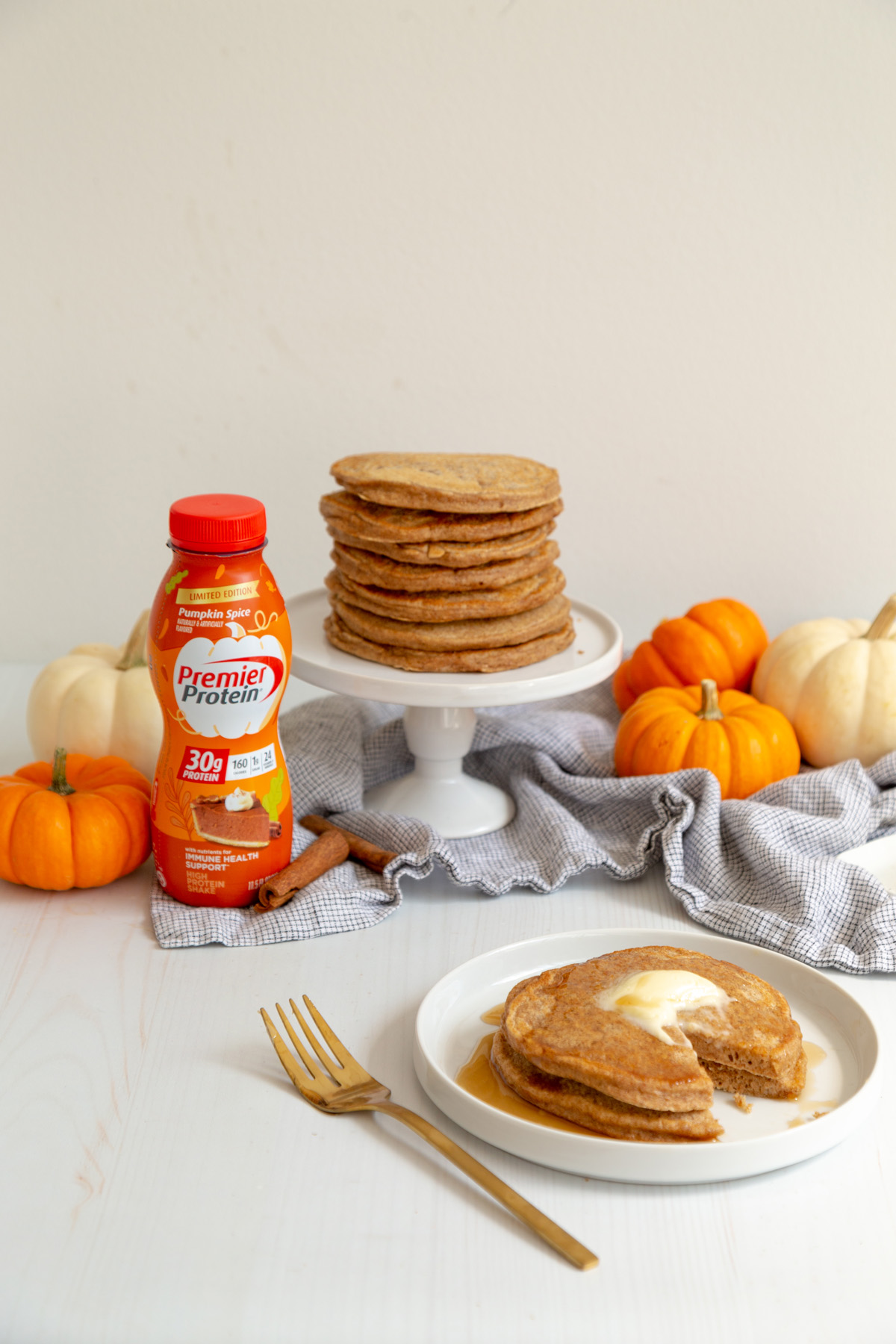 Protein Pumpkin Spice Pancakes recipe